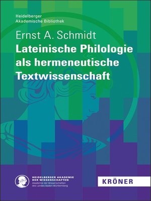 cover image of Lateinische Philologie als hermeneutische Textwissenschaft